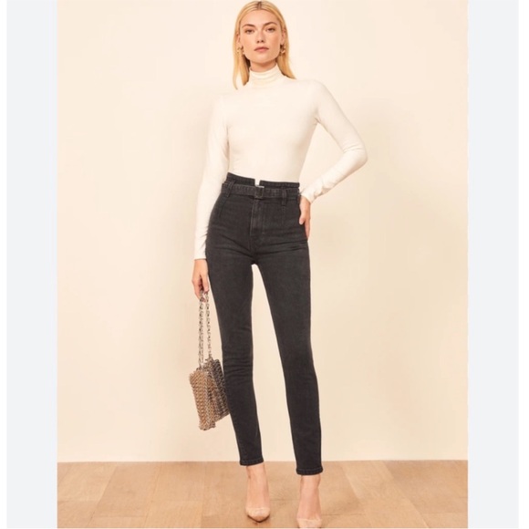 REFORMATION JEANS Kayo High & Skinny - Erie wash Size 26 - Picture 1 of 13